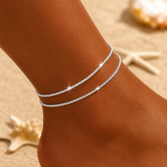 925 Sterling Silver Anklet Bracelets