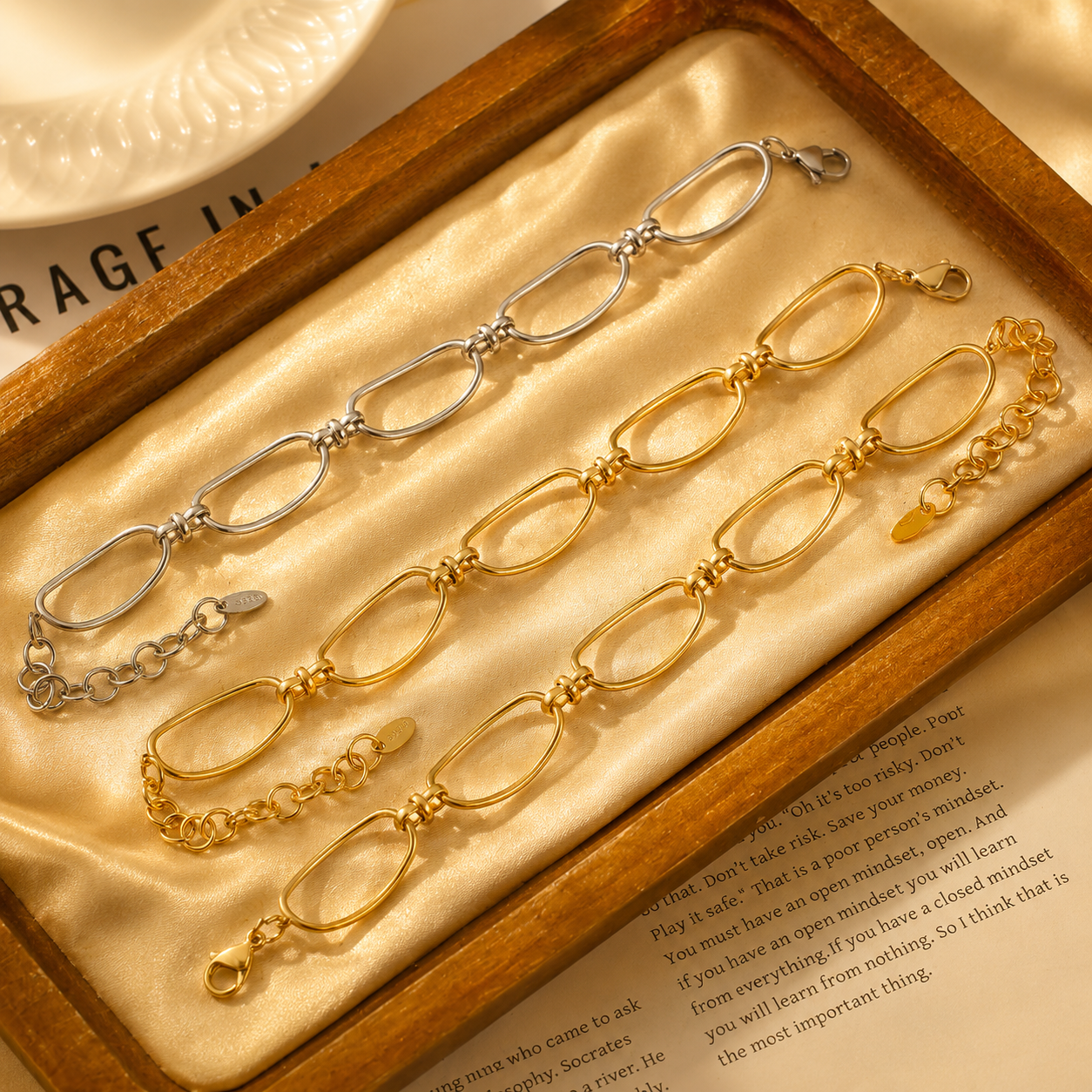 Titanium Steel Chain Bracelet